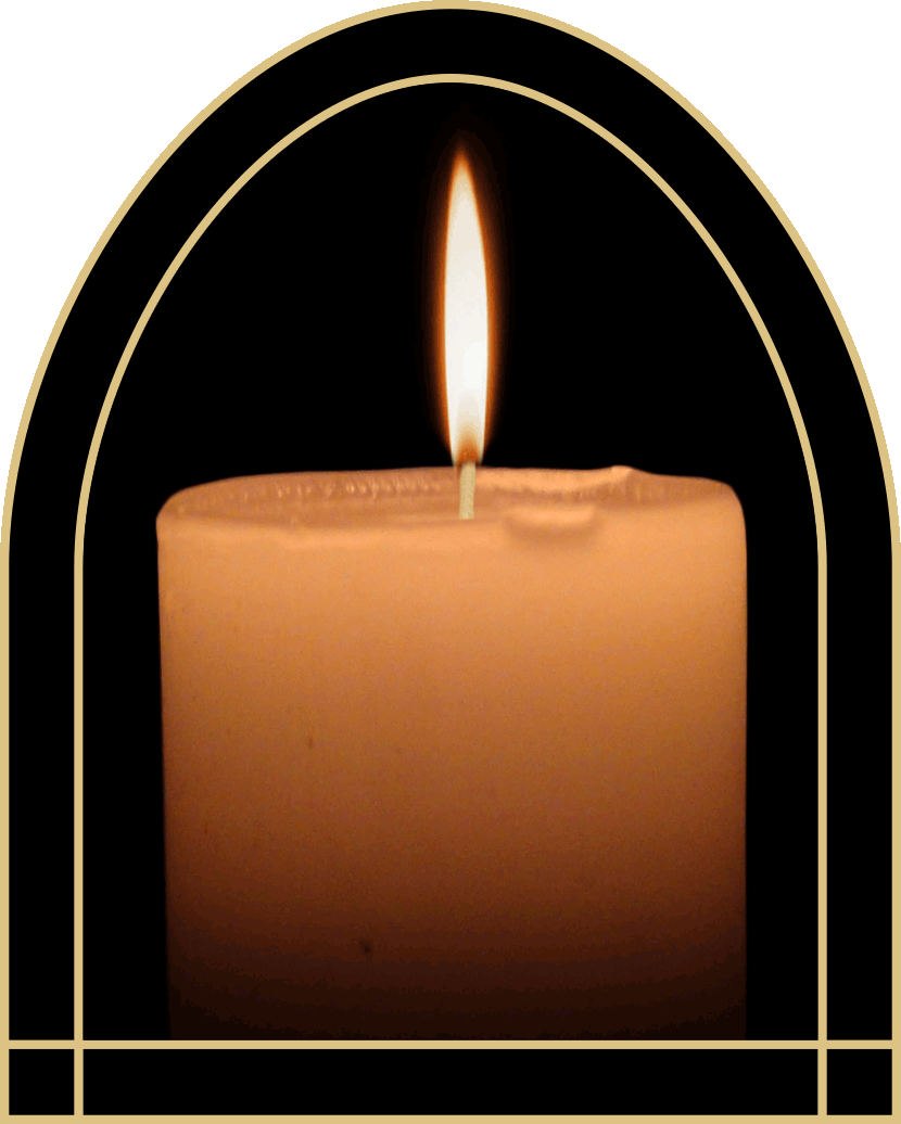 Virtual candle lit for LaJuan Black, Mizette Printup, Daniel Burch